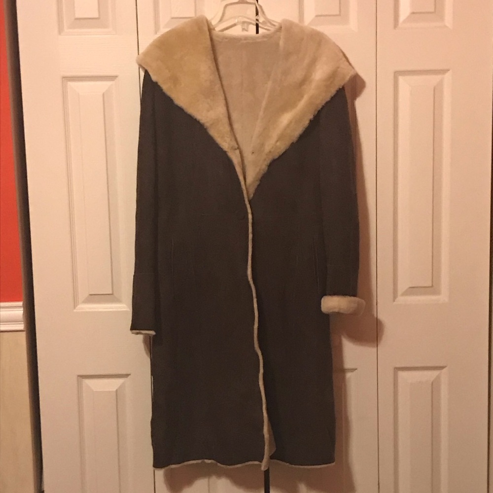 3/4 reversible Lamb shearling Coat